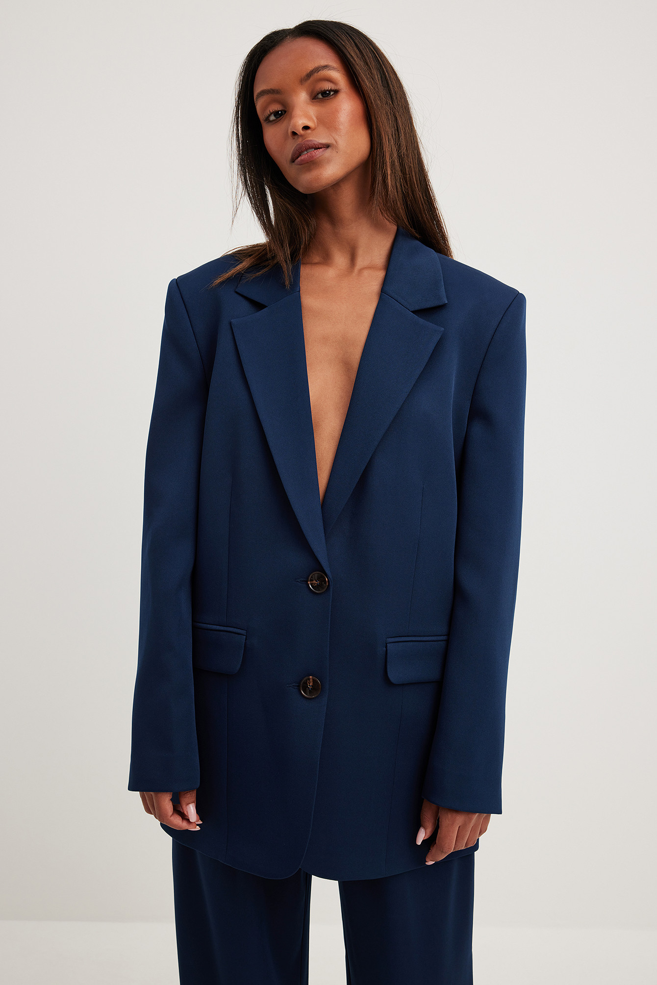 Oversized Seamline Detail Blazer | NA-KD US