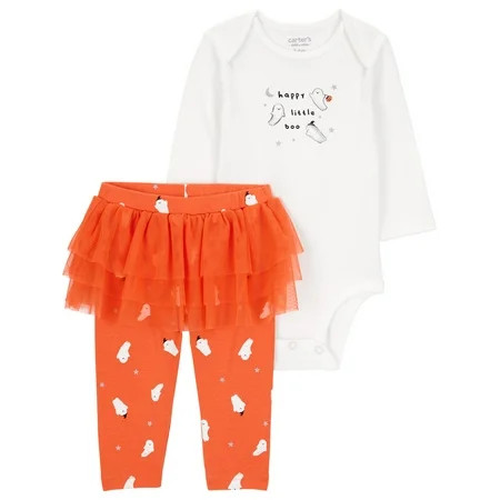 Carter's Child of Mine Baby Girl Halloween Outfit Set, 2-Piece, Sizes Newborn-12 Months | Walmart (US)