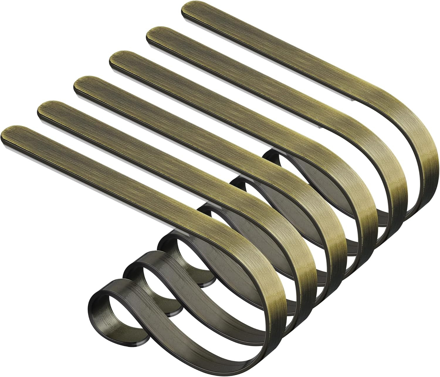 ADXCO 6 Pack Christmas Stocking Holders No-Slip Stocking Hangers Adjustable Christmas Stocking Ho... | Amazon (US)