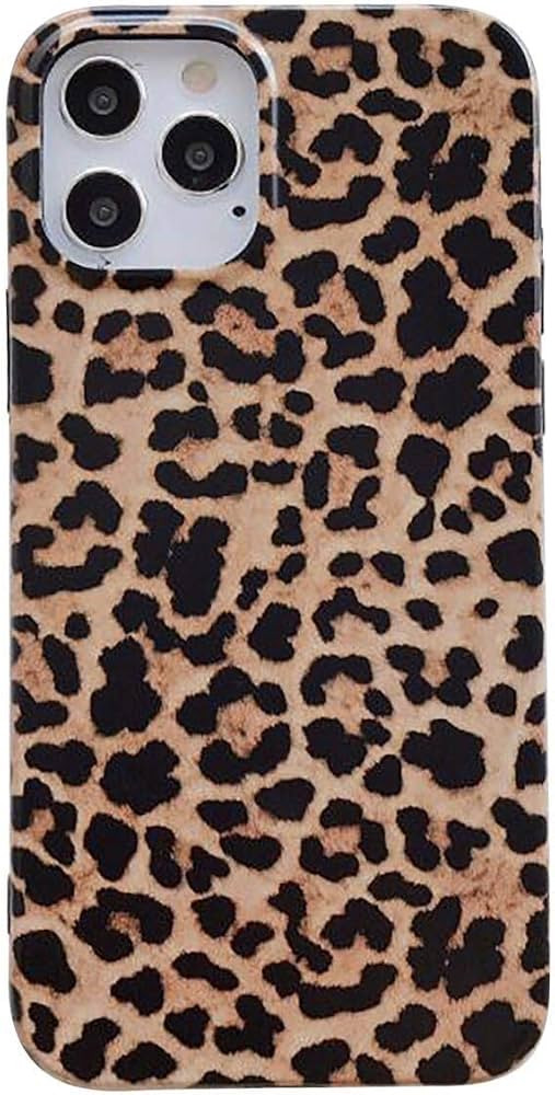 SDUXAPN Cute Designed for iPhone 14 Pro Max Case Leopard Cheetah Print Pattern Black Brown Spotte... | Amazon (US)