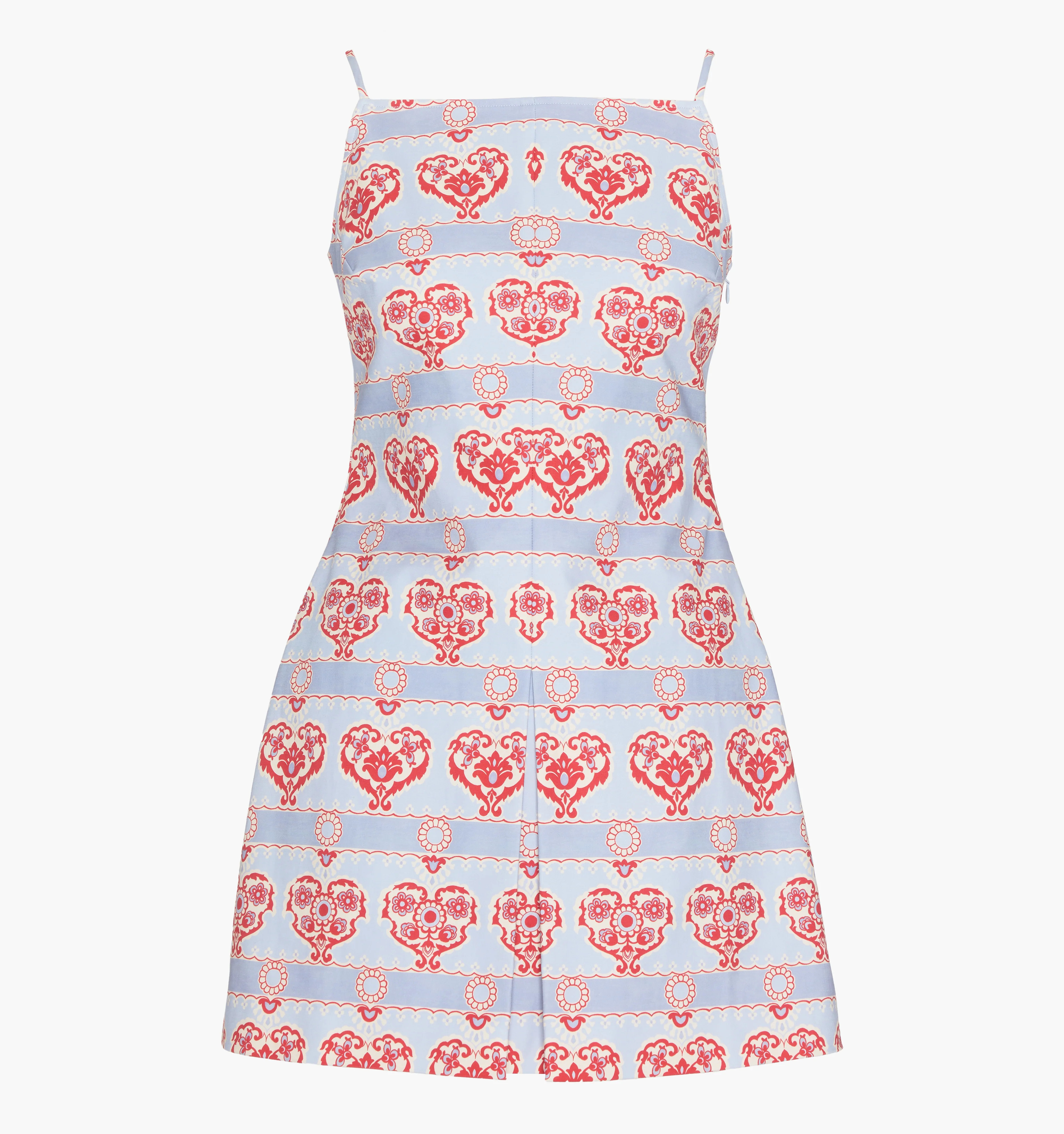 The Fae Dress - Poppy Damask Stripe | Hill House Home US