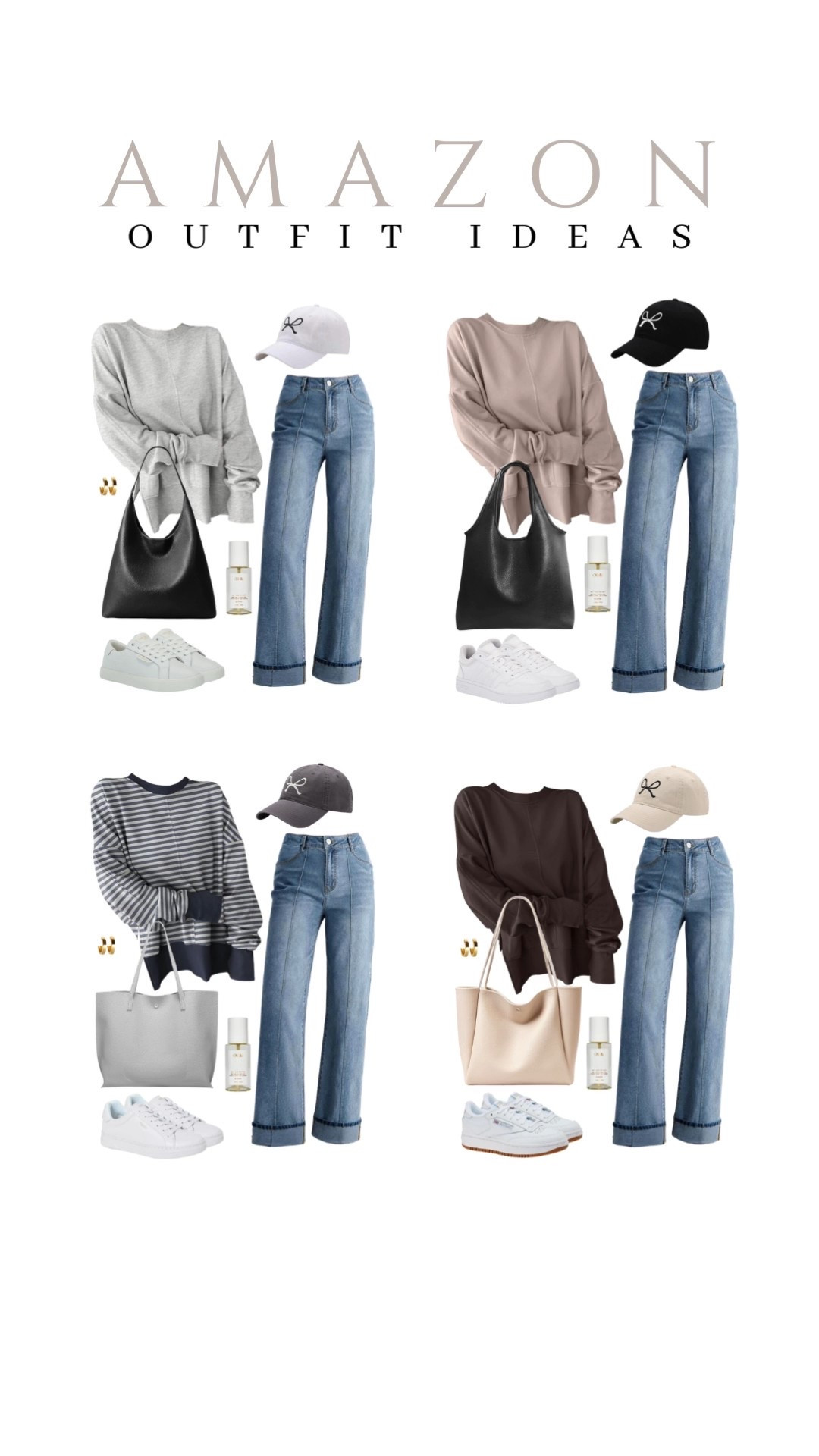 Loving this cozy oversized sweater, and here are ways to style it for a cute everyday look.
oversized sweatshirt, wide led cuffed jeans, ouai, vegan leatherr toote bag,  casual outfit inspo, capsule wardrobe, favorite finds, top picks, mom outfit, everyday style, trendy look, transitional look, viral style, affordable look, amazon favorites, winter fashion, winter style

#LTKSeasonal #LTKU #LTKBeauty