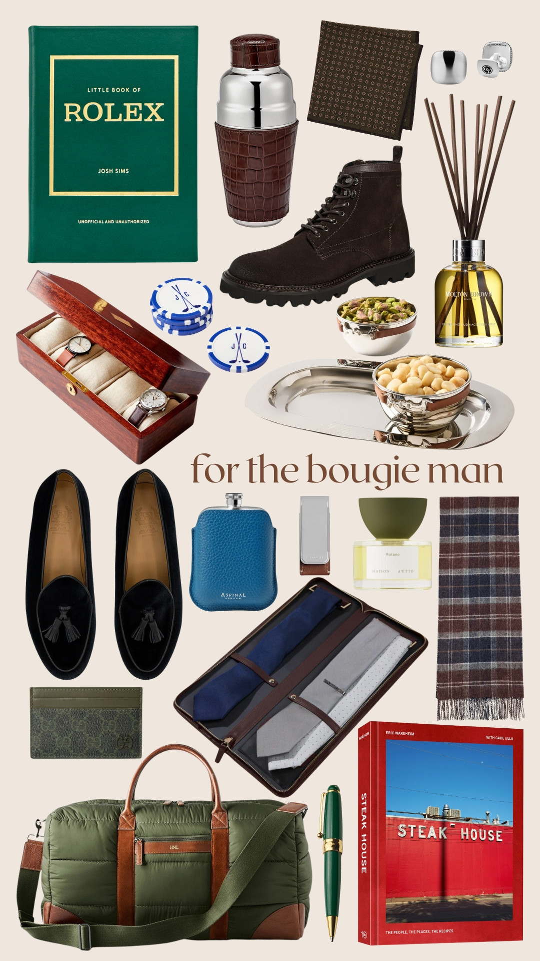 Gift guide for the bougie man 

 #LTKGiftGuide #LTKHoliday #LTKMens