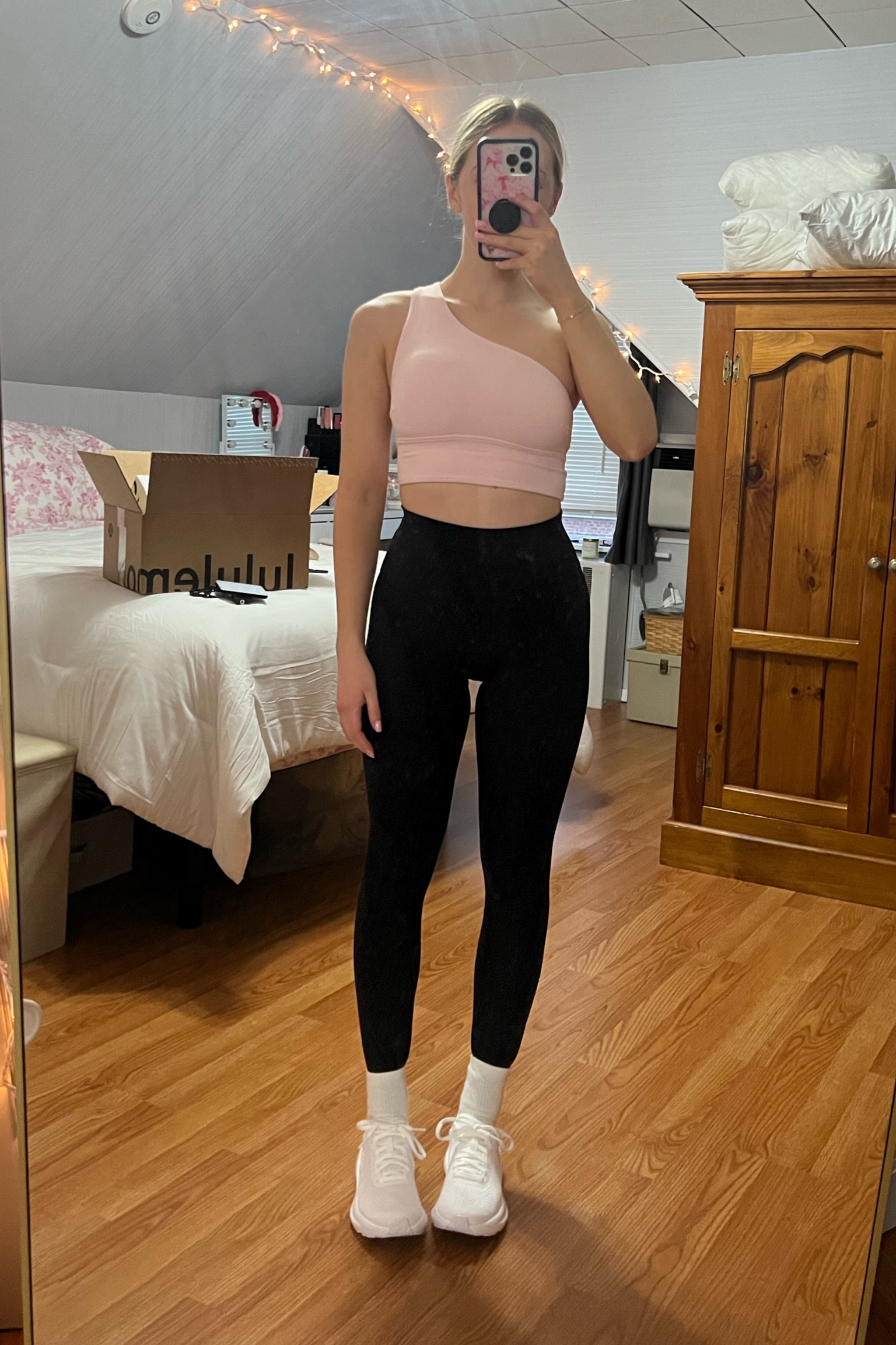 At home Pilates outfit 🎀💗

#LTKFitness #LTKStyleTip #LTKActive