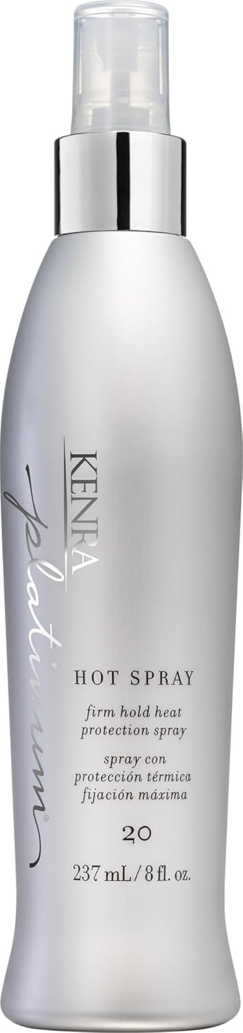 Kenra Platinum Hot Spray 20 | Heat Protection Styler | Long-Lasting, Firm Hold | Adds Vibrant Shine | Humidity & Thermal Protection | Clean Release From Heated Tools | All Hair Types | Amazon (US)