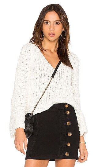 Free People Sand Dune Pullover in Ivory | Revolve Clothing (Global)
