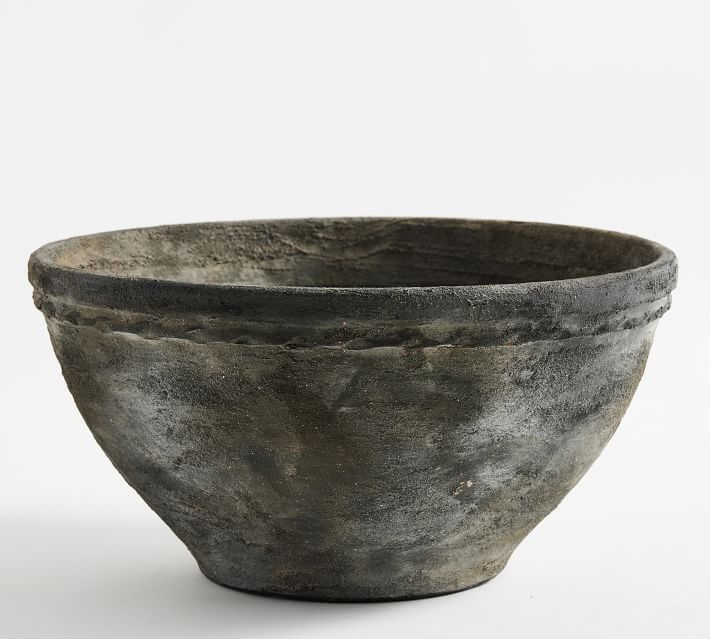 Artisan Handcrafted Ceramic Bowl - Black | Pottery Barn | Pottery Barn (US)