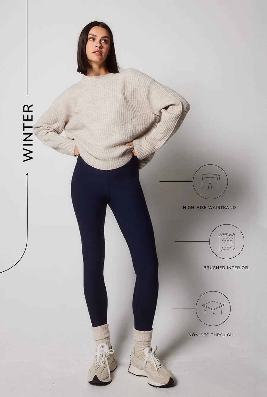 Winter Everyday High Waisted Leggings | LOVALL
