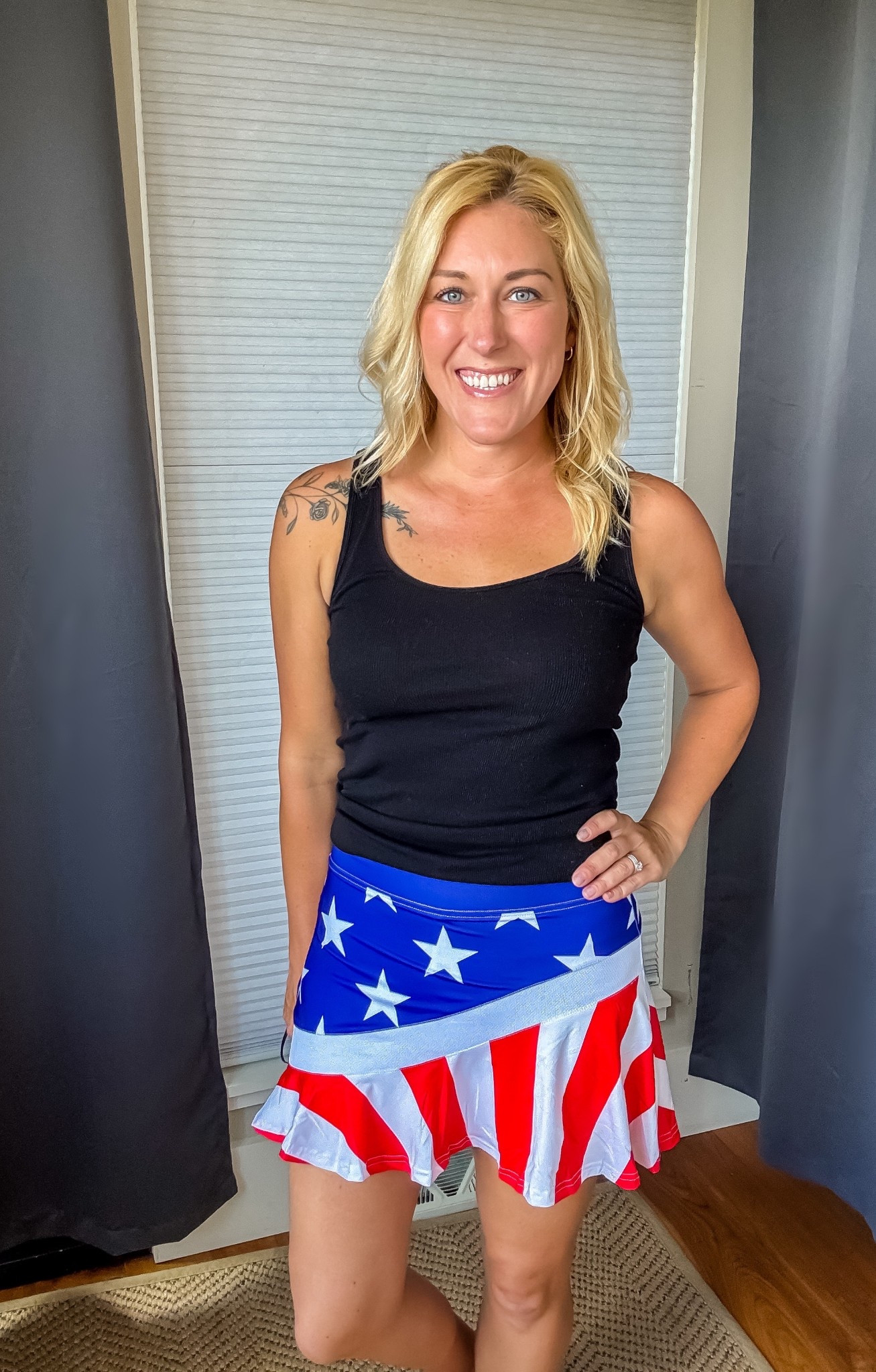 🇺🇸 This star-spangled skirt is fun, flirty, and ready to twirl you through the 4th of July! Snag it before it’s gone!