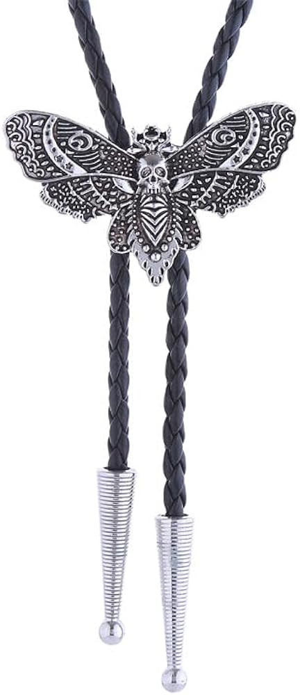Western Cowboy Bolo tie for Men Women Gold Silver Death Skull Moth Cross Bolo Tie Christmas Deer ... | Amazon (US)