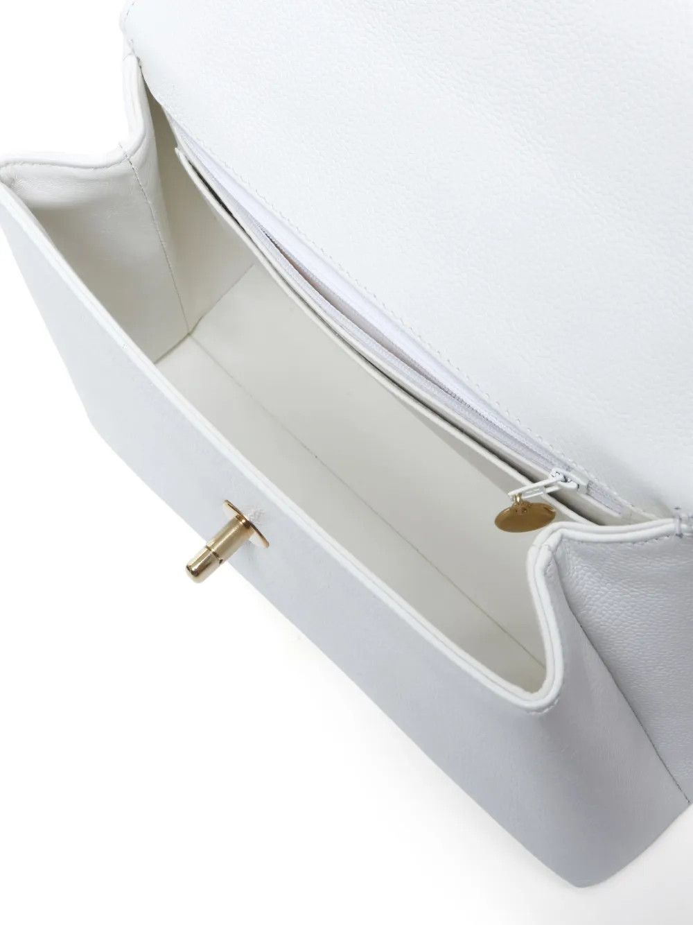 CHANEL Pre-Owned 1994-2000 CC top-handle Bag | White | FARFETCH | Farfetch Global