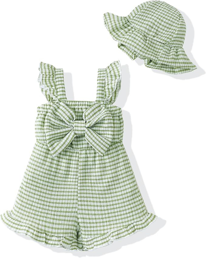 XUANHAO Baby Girl Clothes 12 18 24 Months Outfits For Girls Infant Toddler Girls' Clothing Ruffle... | Amazon (US)