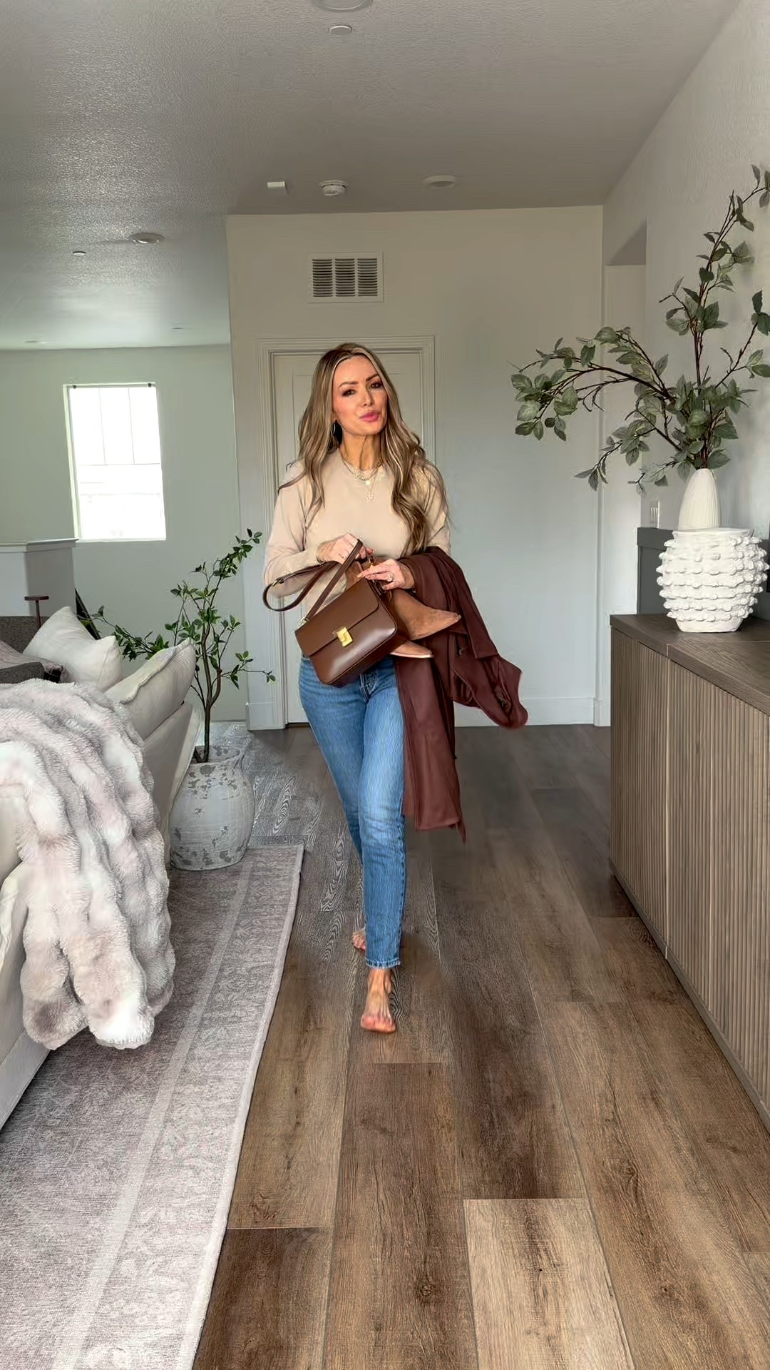 Amazon Casual Everyday! Comment 'AMAZON' for links!
Pinterest inspired faux suede trench coat, closet staple jeans, off the shoulder long sleeve tee and more!
Love these outfits for busy mom life, errands, weekends, work from home life, travel and more! #casualoutfit #momstyle