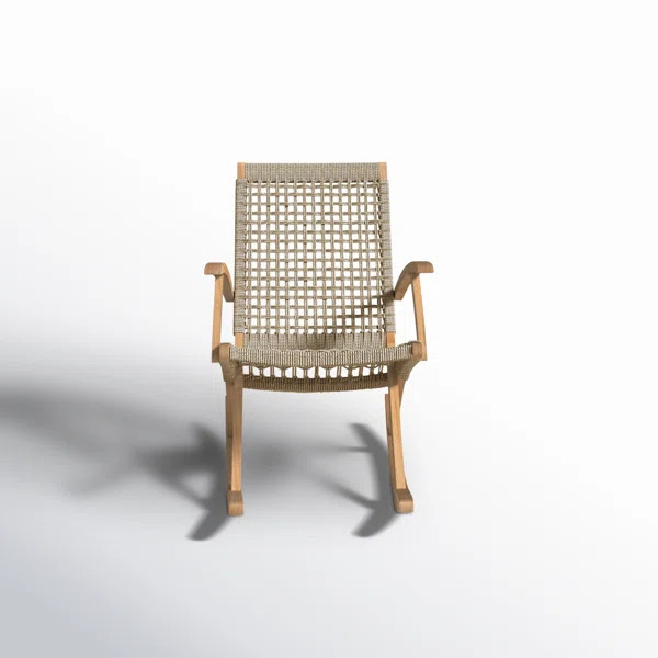 Brayson Wood Outdoor Rocker Chair | Wayfair North America