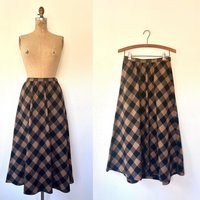 Pendleton Wool Skirt/Plaid Skirt 1960S Midi | Etsy (US)