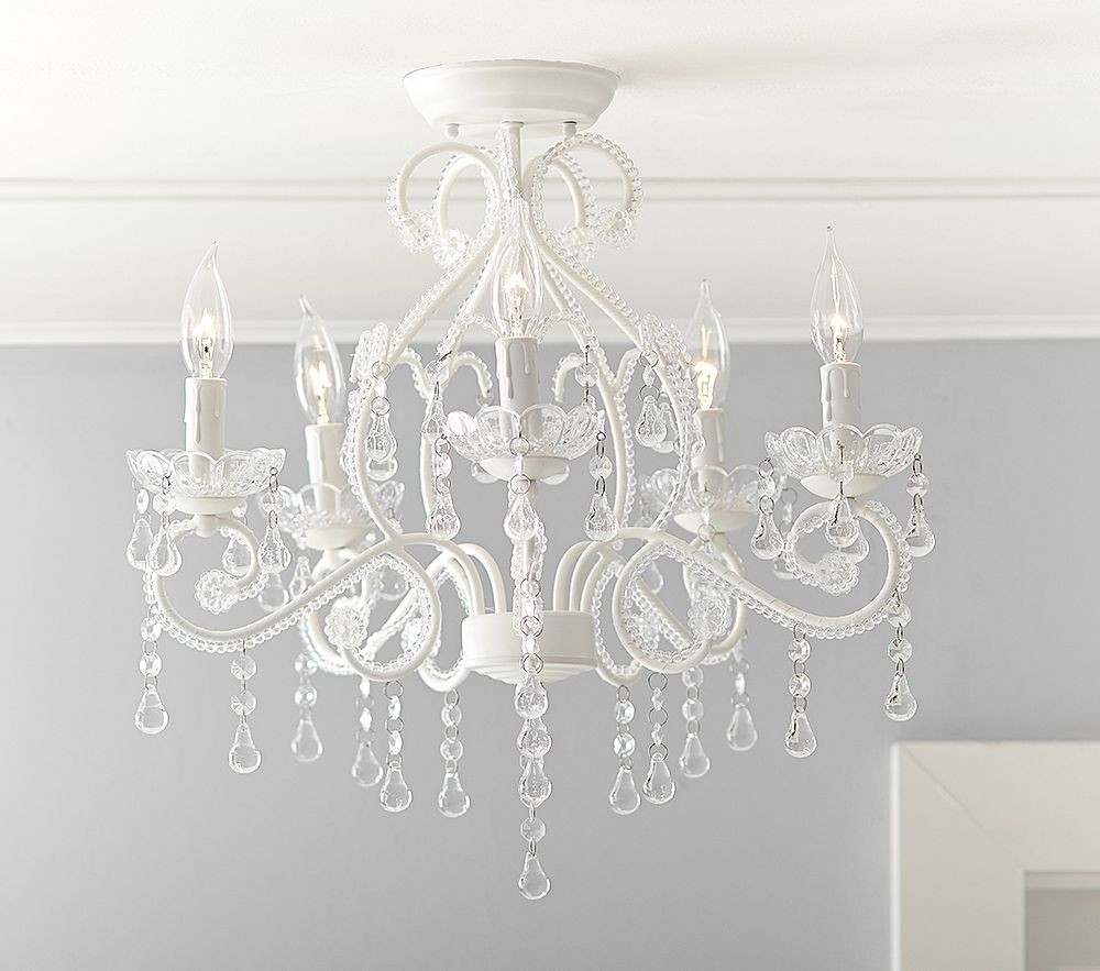 Lydia Flush Mount Chandelier (20") | Pottery Barn Kids