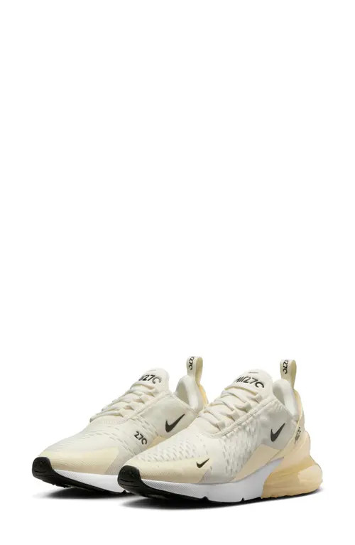 Nike Air Max 270 Sneaker in Sail/Black/Coconut at Nordstrom, Size 5 | Nordstrom