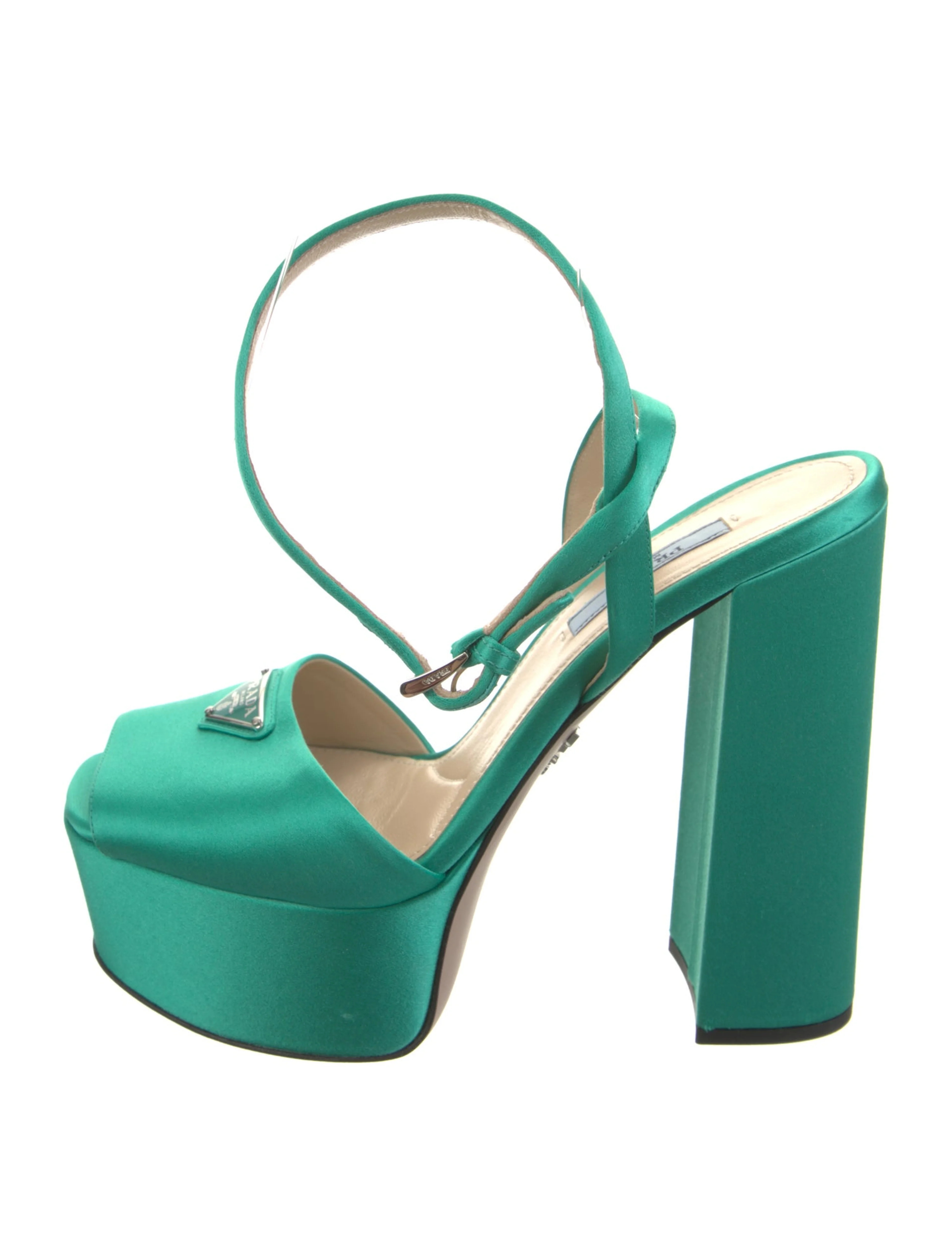 Satin Slingback Sandals | The RealReal