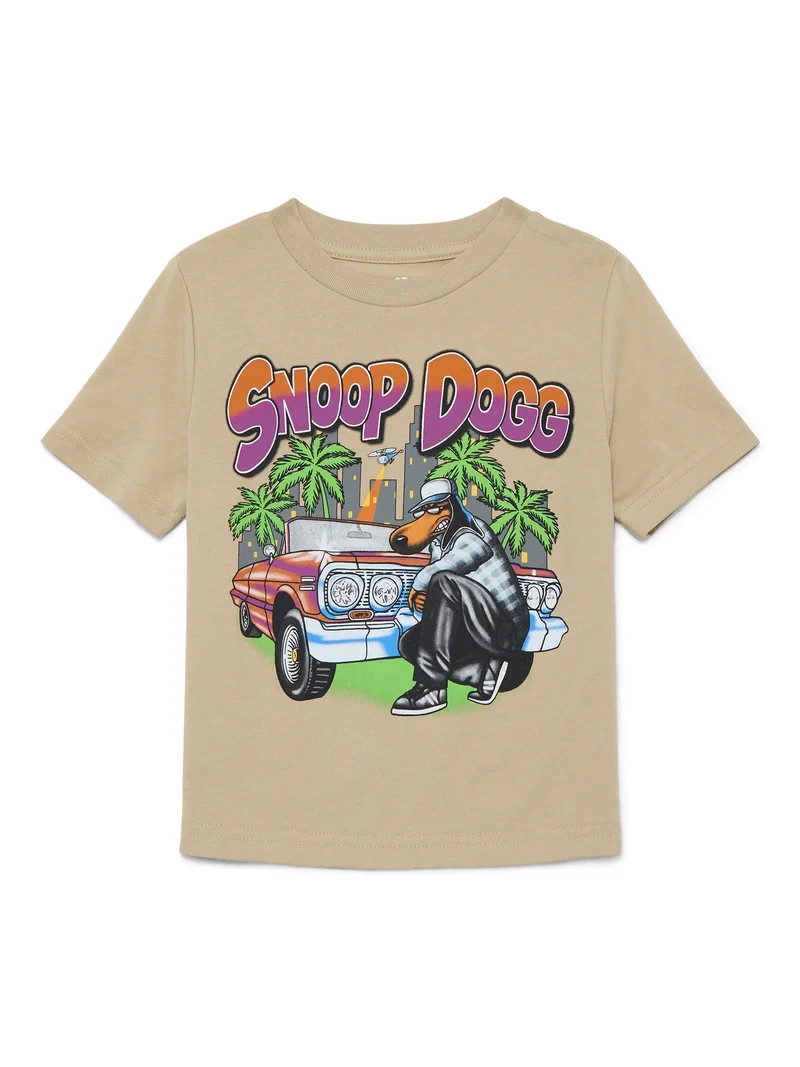 Snoop Dogg Toddler Graphic Tee with Short Sleeves, Sizes 12M-5T | Walmart (US)