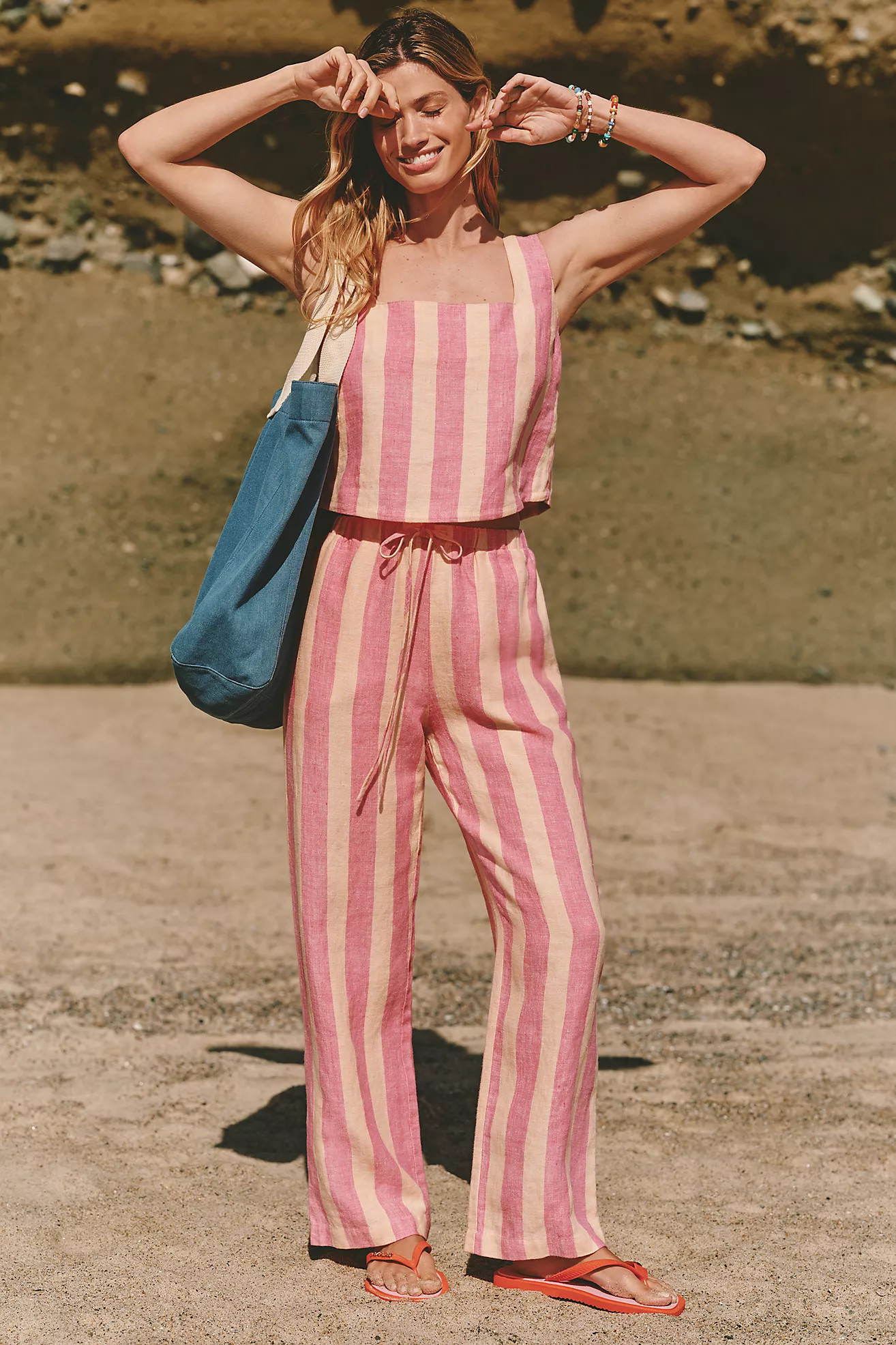 Electric & Rose Linen Sail Pants | Anthropologie (US)