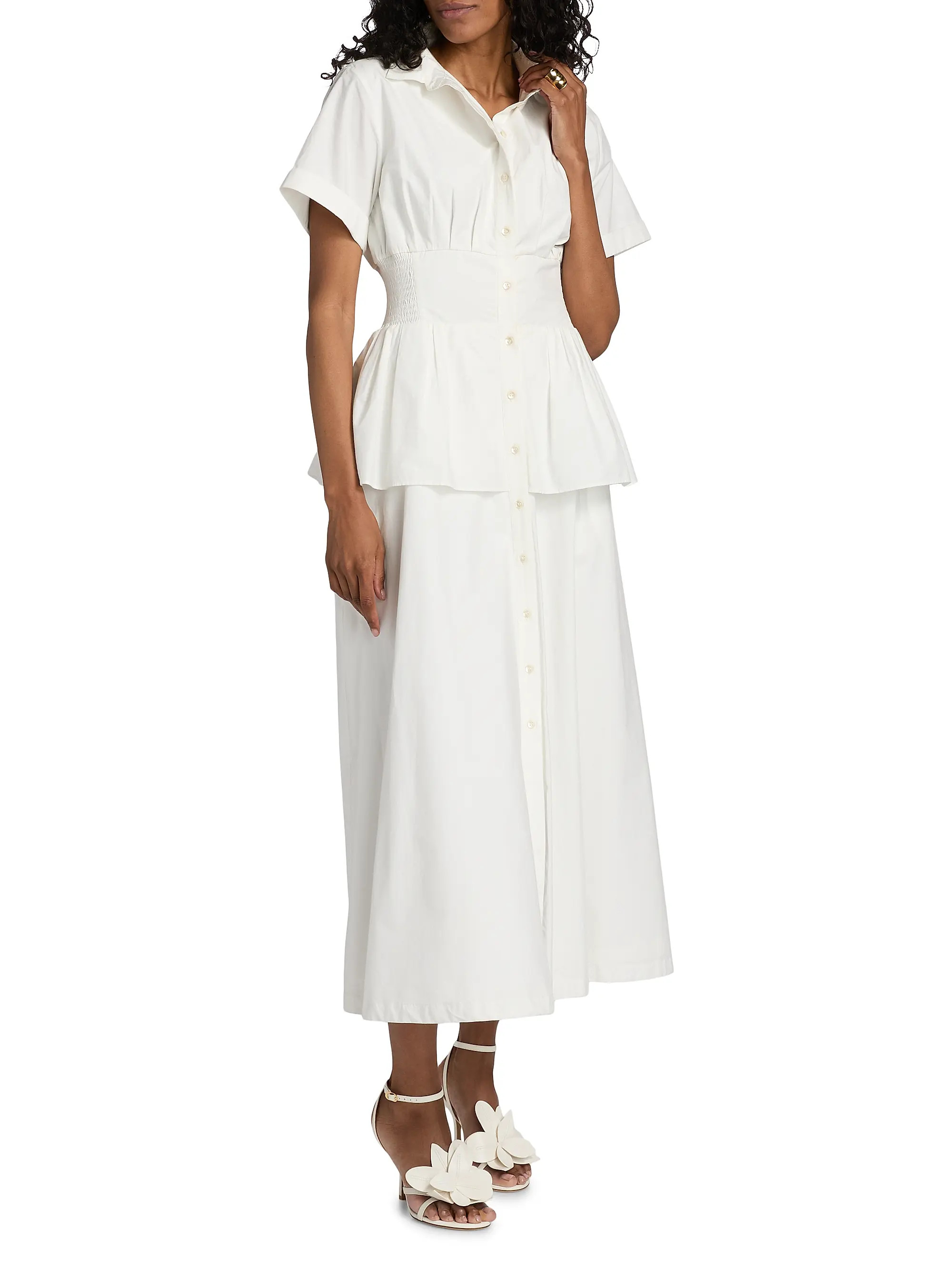 Rosie Assoulin Boogie Woogie Bugle Boy Dress | Saks Fifth Avenue | Saks Fifth Avenue