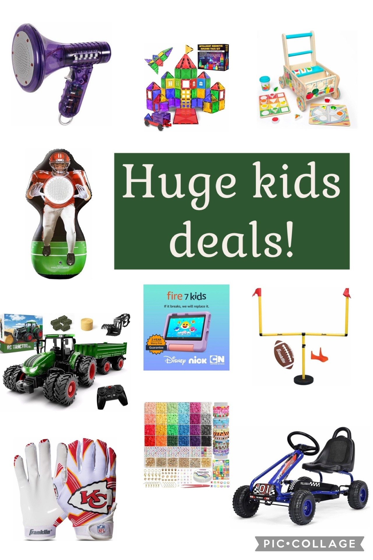 Amazon big spring deals kids! 

Toys outdoor summer play tractor football gloves target goal go cart bead making set tablet voice changer tiles 

#LTKSaleAlert #LTKKids #LTKSeasonal