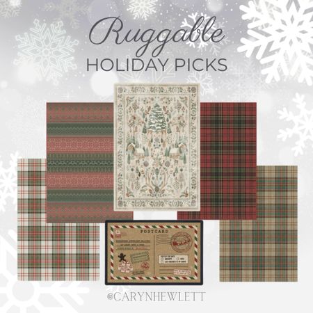 Ruggable’s holiday collection is here, and it’s so festive + fun! ✨

Ruggable, washable rugs, holiday rugs, holiday decor, holiday home, classic holiday style 

#LTKHoliday #LTKhome