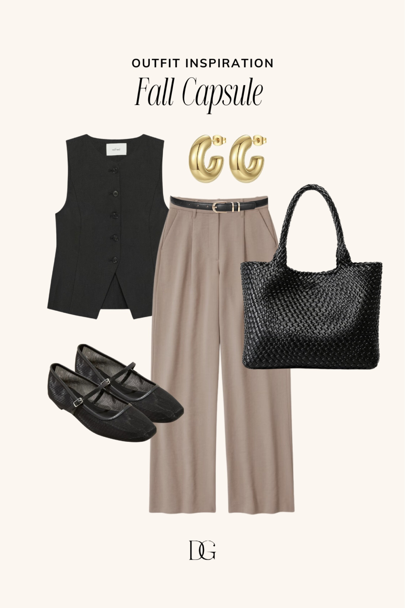 Fall Capsule Wardrobe | fall outfit, fall outfits, fall style, fall fashion, fall 2024, fall outfits 2024, fall look, fall outfit inspo, fall outfit inspiration, fall wardrobe essentials,  fall wardrobe essential, fall wardrobe basics, fall basic, fall basics, fall essential, fall essentials, fall closet basic, fall closet basics, fall closet essential, fall closet essentials, fall must have, fall must haves, fall top, fall tops, vest top, vest tops, fall bottoms, tailored pant, tailored pants, staple pants, fall pant, fall pants, ballet flat, ballet flats, mesh flat, mesh flats, mesh ballet flats, fall trend, fall trends, fall 2024 trends, elevated outfit, woven tote, woven tote bag, tote bags, large totes

#LTKStyleTip #LTKFindsUnder100 #LTKSeasonal