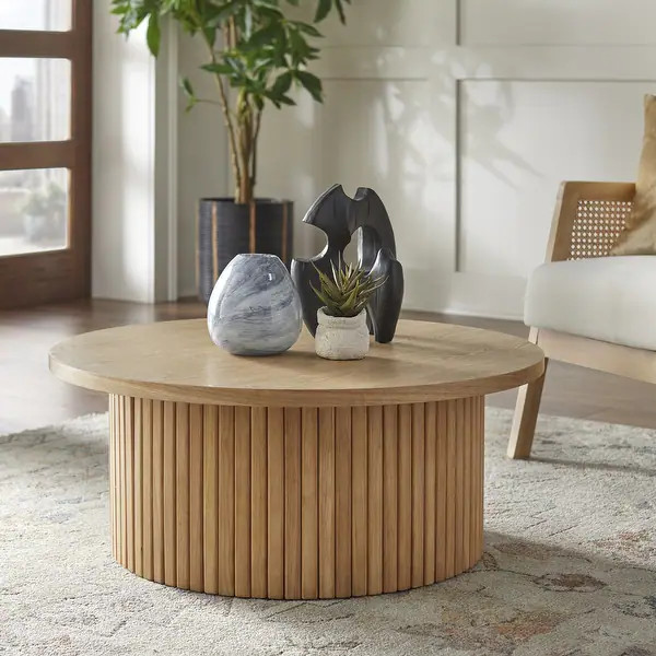 Lifestorey Kendrick Fluted Coffee Table - Bed Bath & Beyond - 41544737 | Bed Bath & Beyond