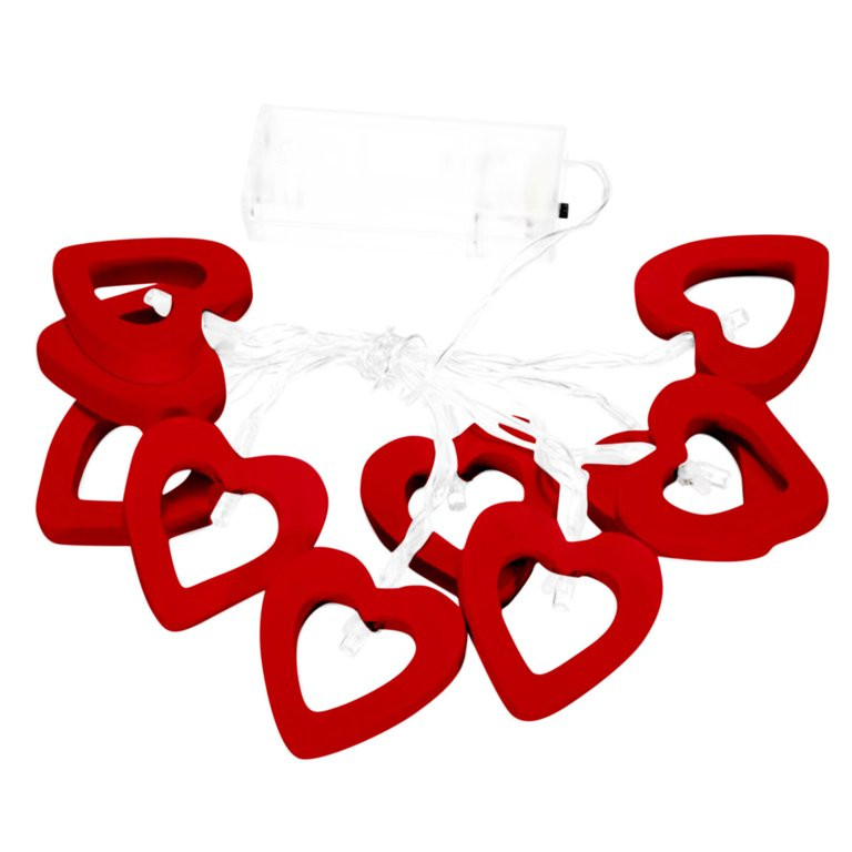 Valentine's Holiday String 10 1.5 Home Lamp Day Decoration Lights Love Heart Home Decor | Walmart (US)