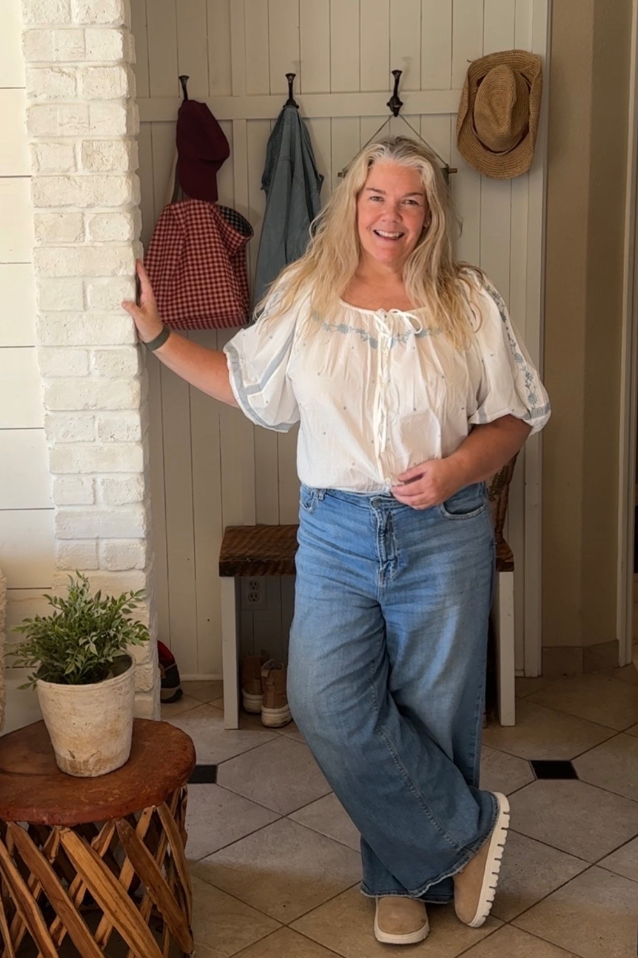 Spring Outfit Inspo with @SEZANE and @American Eagle Outfitters wearing size 14 in both. #springoutfit #sezane 

#LTKMidsize #LTKootd #LTKSeasonal