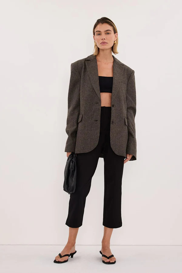 DEMI BLACK 7/8 CAPRI PANT | DISSH