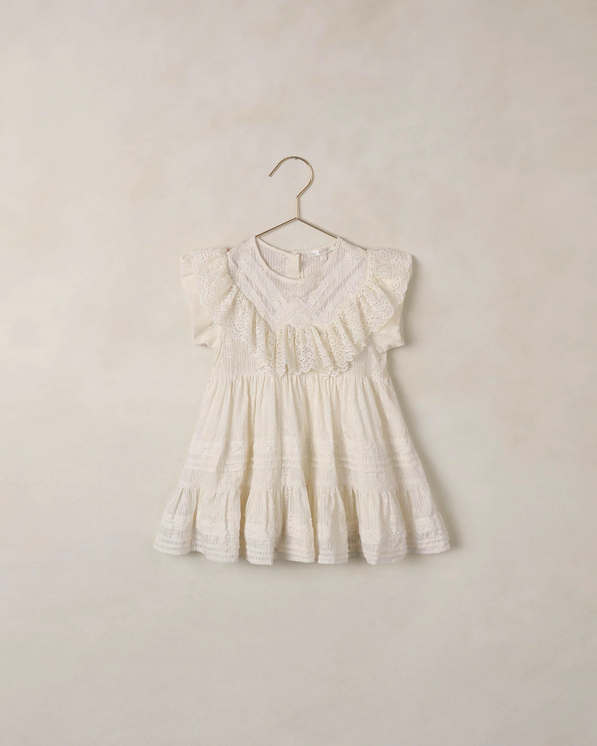 Goldie Dress Ivory | Rylee + Cru