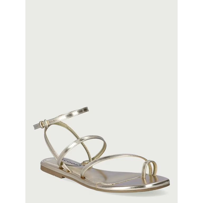 Scoop Women’s Strappy Flat Sandals | Walmart (US)