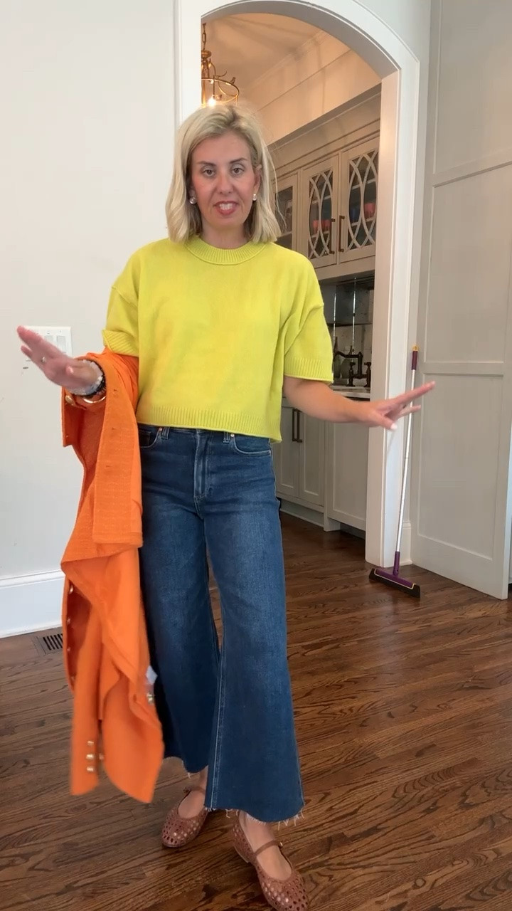 Color blocking for the win! Obsessed with this jacket paired with this chartreuse Goldie sweater. 

Jacket - xs 
Sweater - xs
Jeans - 26P
Mary Jane’s - 7.5 (sized 1/2 down) 

*code Catherine20 at Allie + Bess

#LTKPetite #LTKOver40 #LTKSeasonal