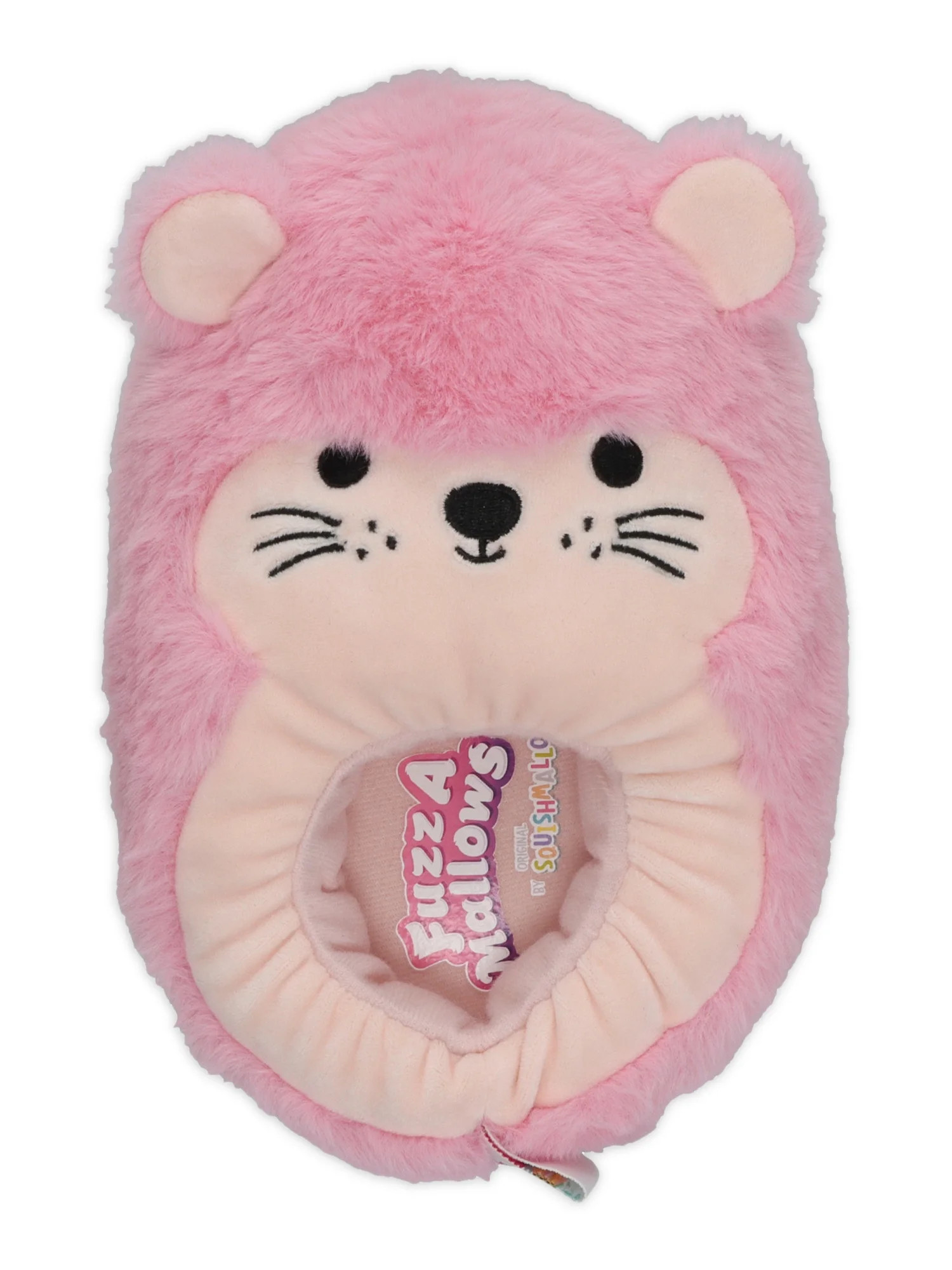 Fuzz-A-Mallow by Squishmallows Toddler & Kids Anu the Hamster Indoor Slipper, Dual Sizes 7-5 | Walmart (US)