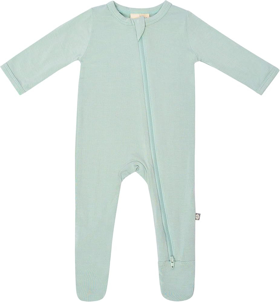KYTE BABY Soft Bamboo Rayon Footies, Zipper Closure, 0-24 Months | Amazon (US)