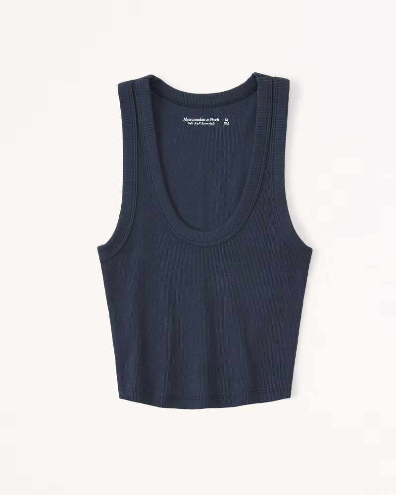 Essential Scoopneck Tank | Abercrombie & Fitch (US)