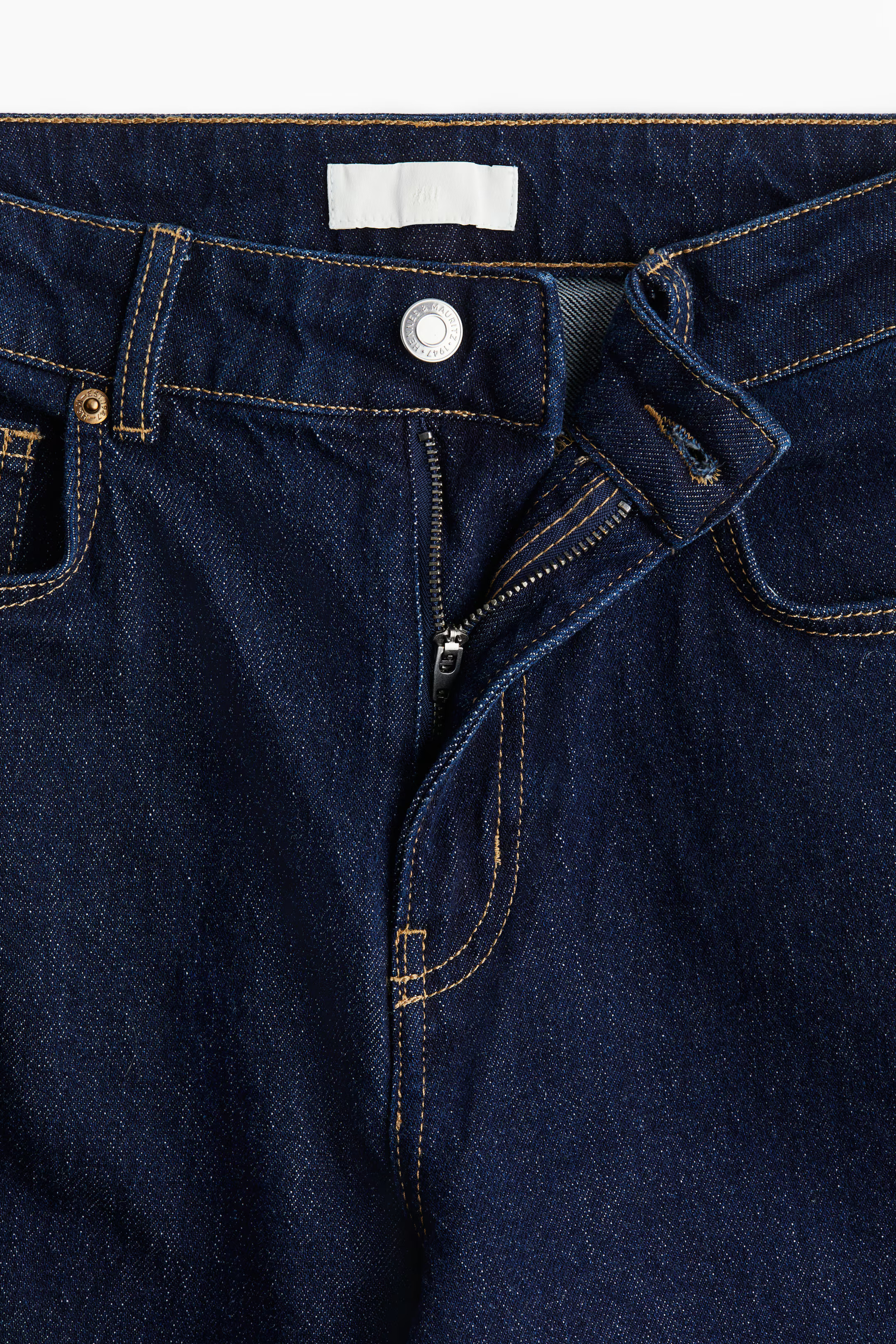 Wide High Jeans - Dark denim blue - Ladies | H&M GB | H&M (UK, MY, IN, SG, PH, TW, HK)