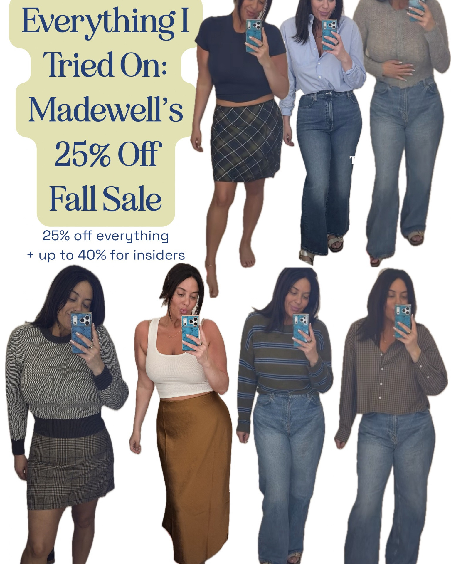Everything I tried on in the @Madewell Fall 25% Off Sale: Currently 25% off everything + up to 40% off select items for insiders. Shop our curated picks and swipe through for outfit details!

#LTKSaleAlert #LTKMidsize #LTKPlusSize