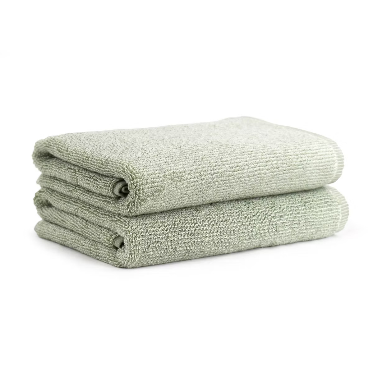 2pk Turkish Cotton Hand Towel Green - Wellbe | Target