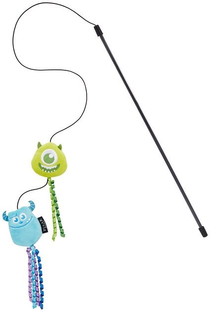 Pixar Mike Wazowski & Sulley Teaser Cat Toy with Catnip | Chewy.com
