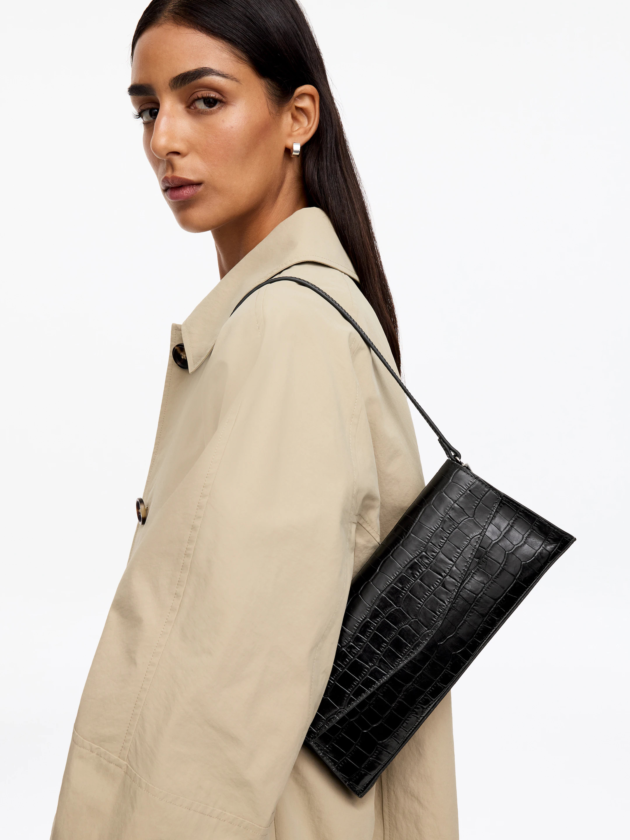 Leather clutch | Arket UK