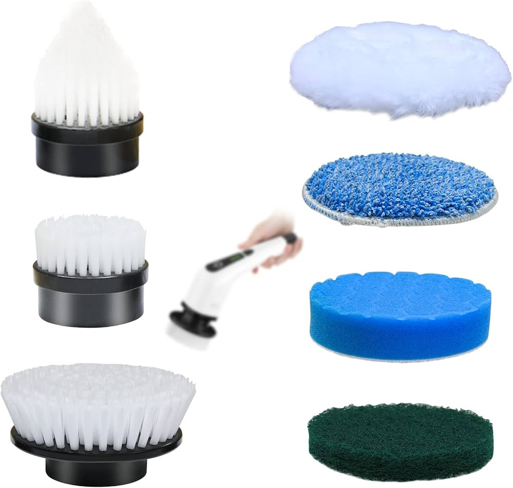 Leebein Electric Spin Scrubber Replacement Brush Heads, 7pcs Extra Brush Accessories Kit for Leeb... | Amazon (US)