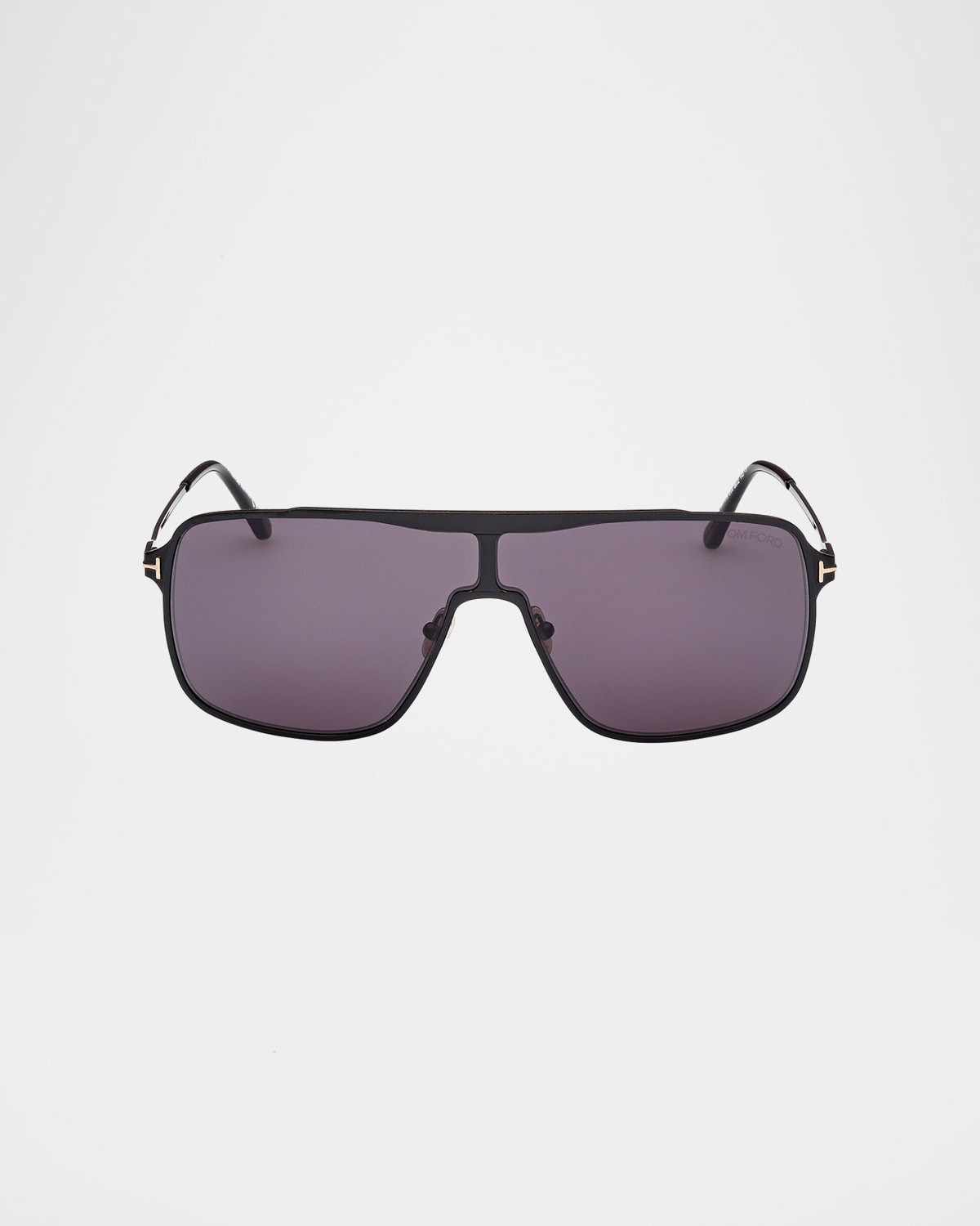 Zappa Metal and Acetate Aviator Sunglasses | Neiman Marcus