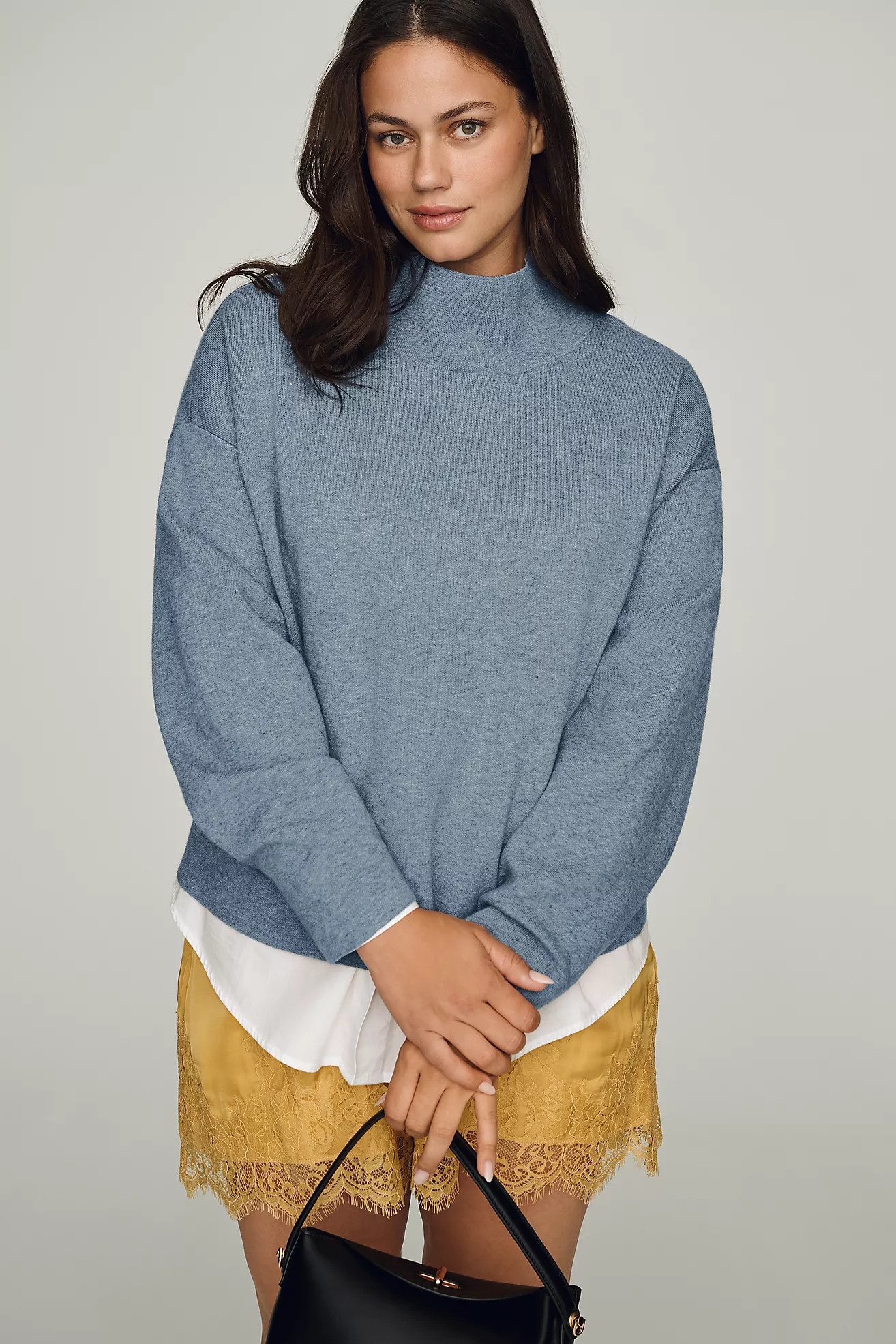 Carys Mock-Neck Sweater by Maeve | Anthropologie (US)