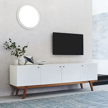 Modern Media Console (80") | West Elm (US)
