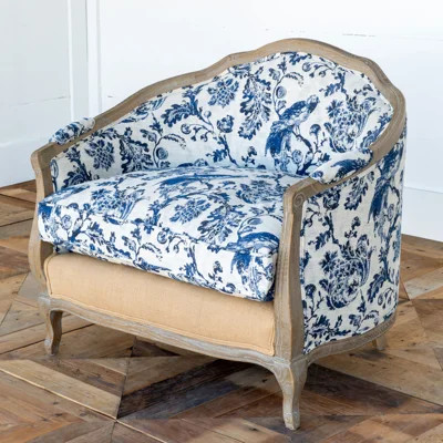 Bluebird Toile Settee | Wayfair North America