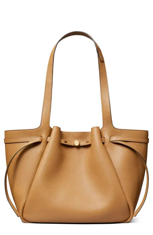 Tory Burch Romy Leather Tote in Tiramisu at Nordstrom | Nordstrom