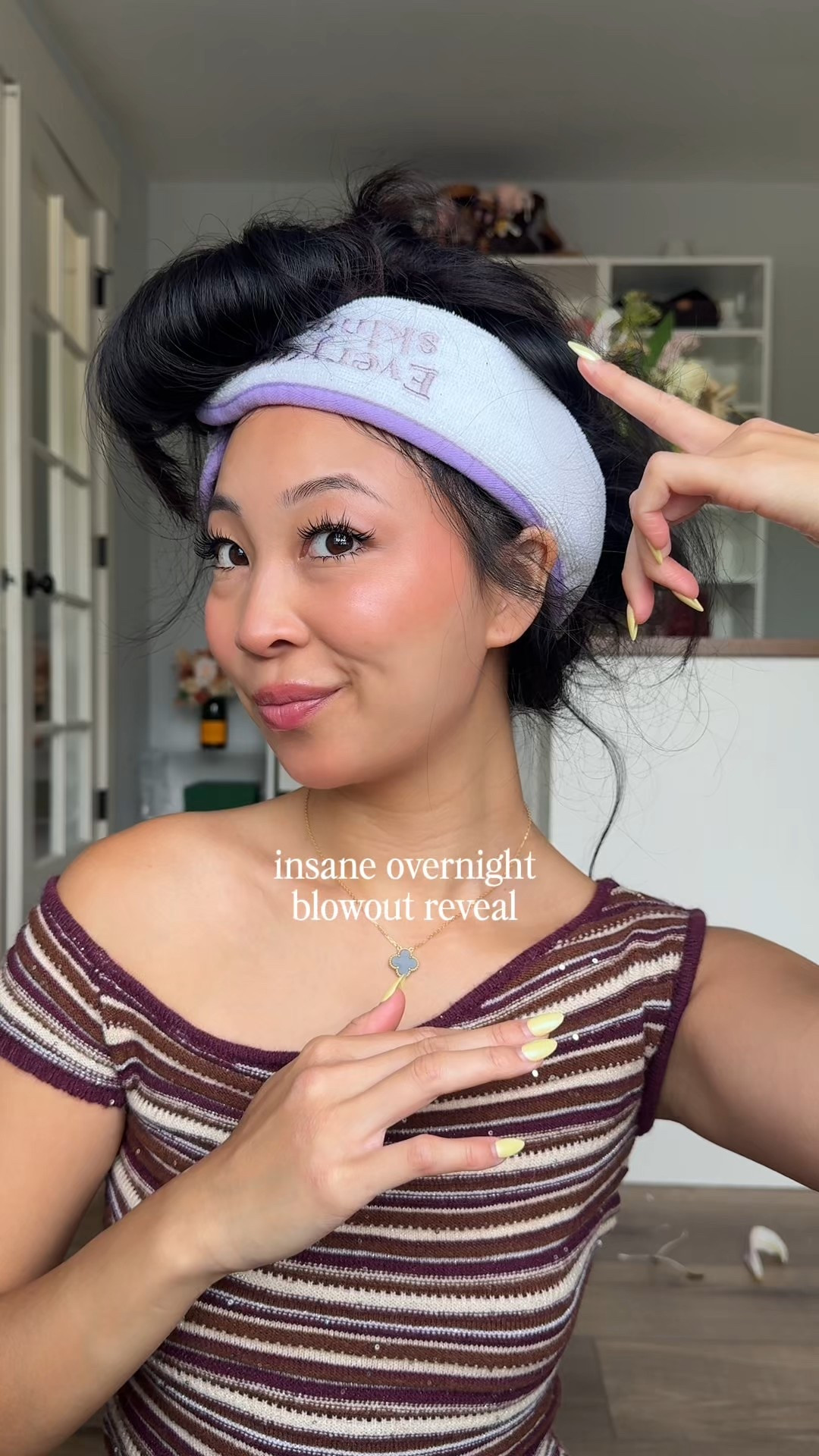 insane and easy overnight blowout curls without using any heat!! perfect for an at home salon blow out on a budget ✨🤲🏻

#LTKBeauty #LTKU #LTKStyleTip